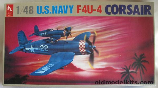 Hobby Craft 1/48 Vought F4U-4 Corsair - US Marines VMF-312 (Ex-Idea / Ex-Monogram) - (F4U4), HC1511 plastic model kit